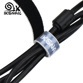 

IKSNAIL Colorful Cable Organizer Wire Winder Clip Earphone Holder Cord Protector Cable Management For iPhone Samsung USB Cable