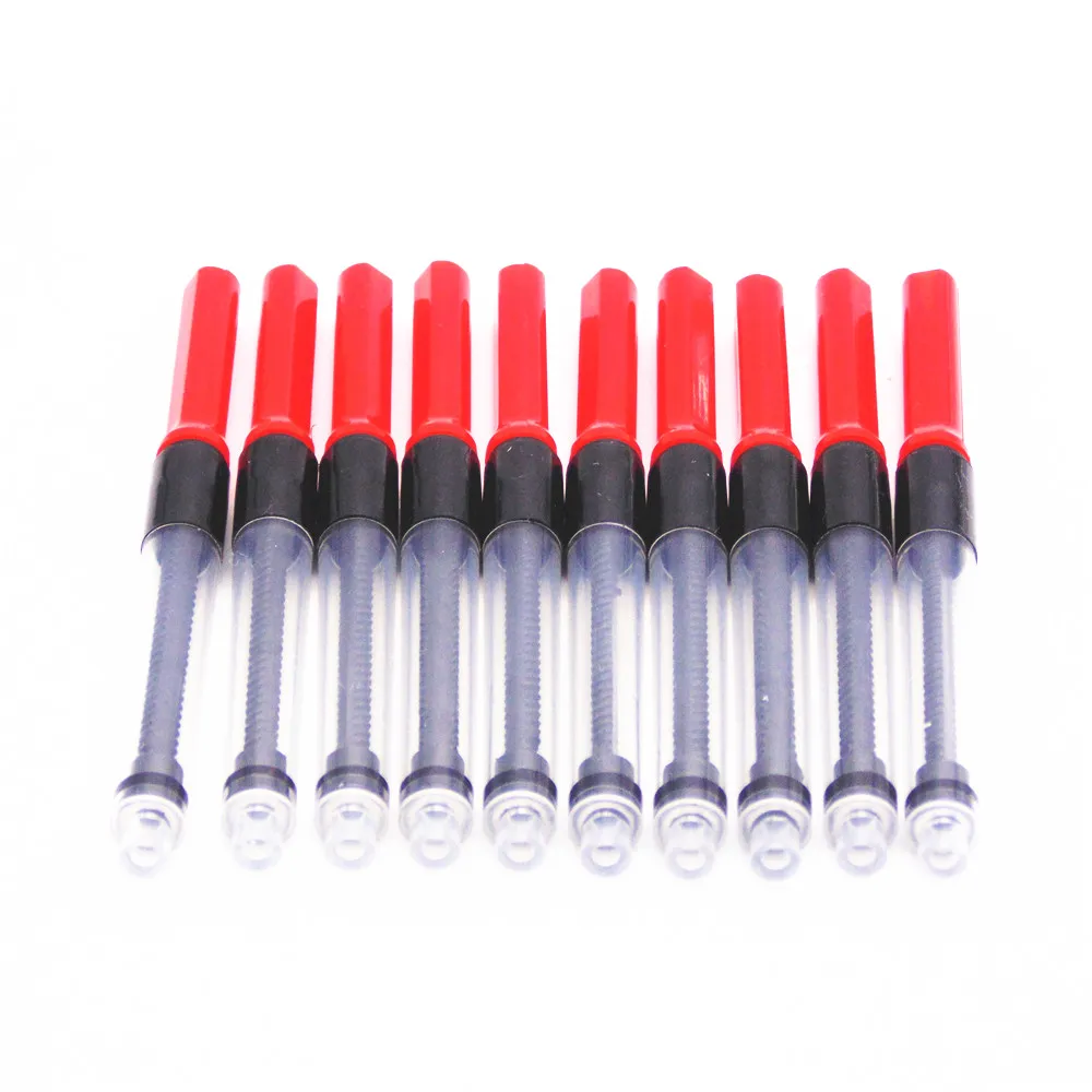 

10pcs Advanced Universal Fountain Pen Red Ink Converter pump Cartridges Free Shipping
