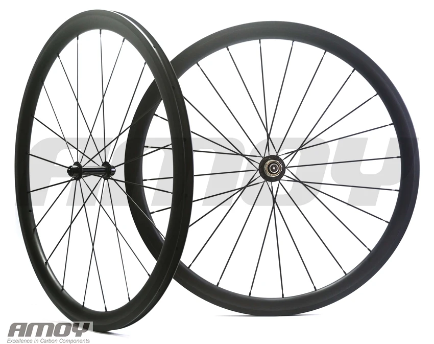 Discount Carbon Road Bike Wheel Straight Pull Hub 23mm Wider Tubular Clincher 700c Wheelset carbon wheels 5
