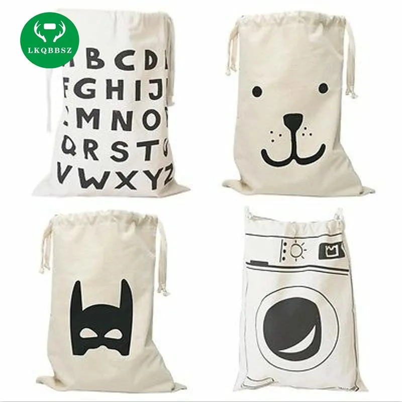 Buy LKQBBSZ Extra large Cotton Canvas Laundry bag Canvas Storage Bag for Toys