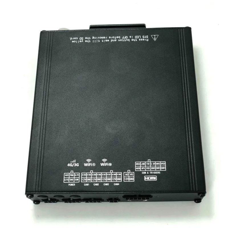  HDVE9804 mini DVR 4CH HDD AHD DVR móvil con 4 mini cámaras soporte GPS WIFI G-Sensor 4G coche autob