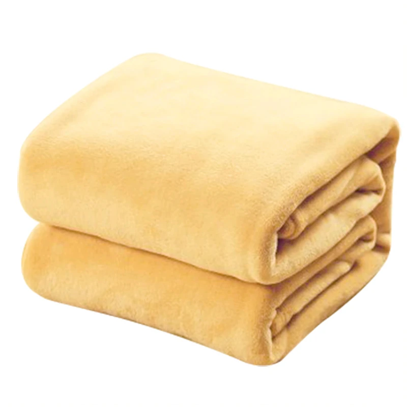 

Practical Super Soft Warm Rug Luxury plush Fleece Throw Blanket Three Size