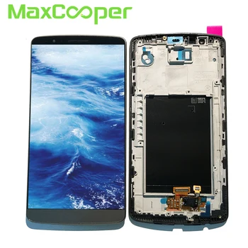 

10 PCS/Lot Top Quality For LG G3 D855 D850 LCD Display And Touch Screen Digitizer With Frame Assembly