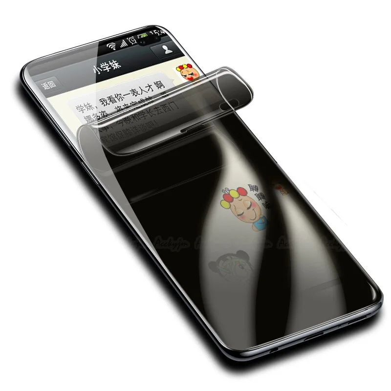 UVR анти шпион конфиденциальности Гидрогелевая пленка для samsung Galaxy S10e S10 Plus 3D полное покрытие экрана протектор S10Plus сканер отпечатков пальцев