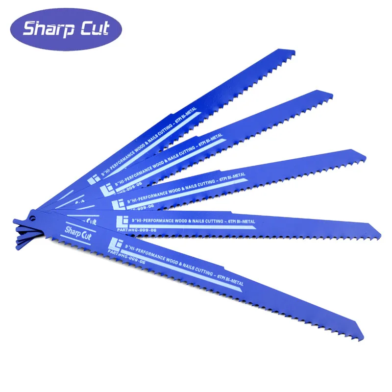 30 OFF Bi metal Reciprocation Saw Blade sabre saw blade 9 inch 6TPI For Fast Cutting wood,nail