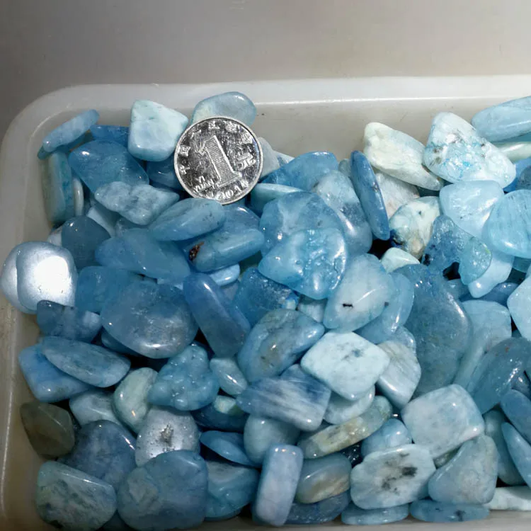 Прямая 100 г Большой натуральный аквамариновый кристалл гравий камень для домашнего декора натуральные камни и минералы