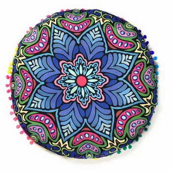 

Ouneed Indian Mandala Floor Pillows Round Bohemian Cushion Cushions Pillows Cover Case jan3 Extraordinary