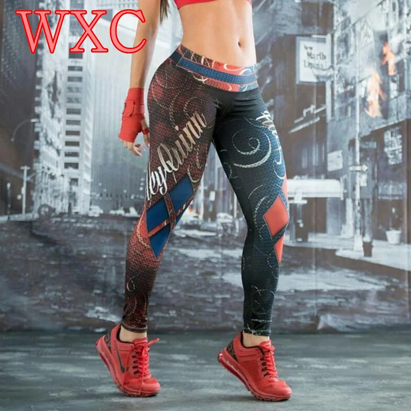 

Harley Quinn Women Leggings Force Exercise Slimer Bodybuilding Jeggings Harajuku 3D Printed Workout Fitness Clothes WXC