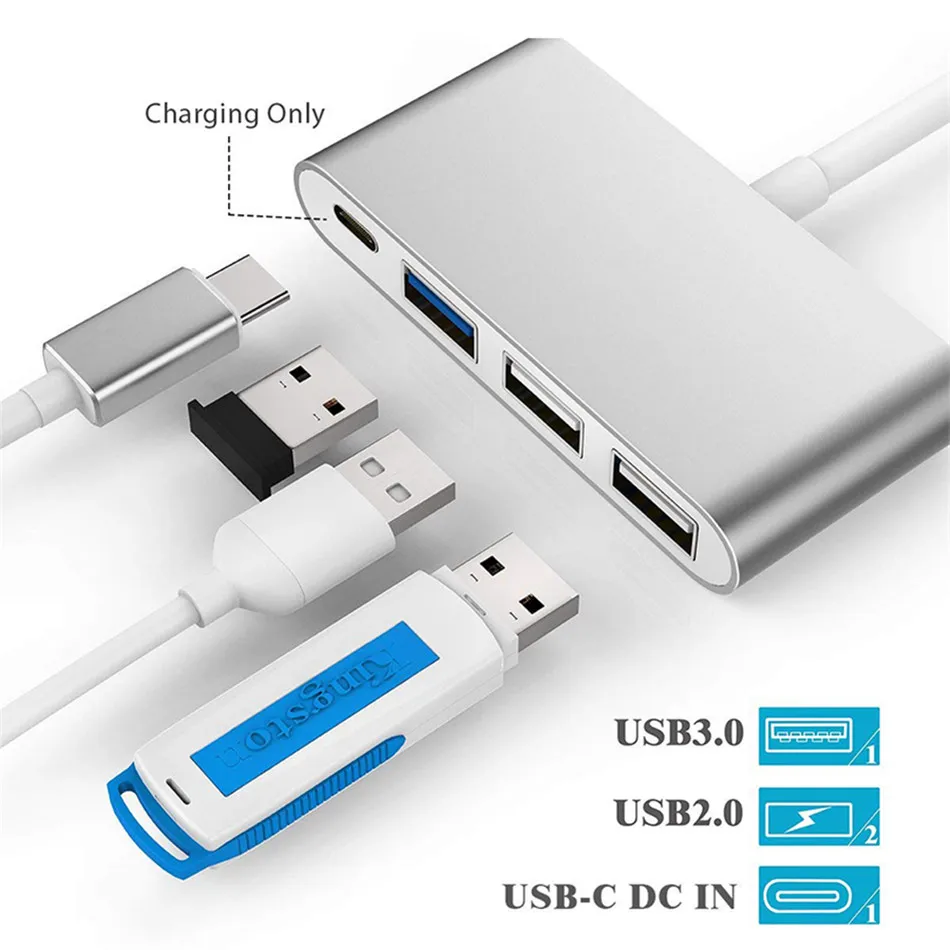 USB 3,0 2,0 OTG адаптер usb type C OTG кабель питания для samsung Note S8 9 Plus HUAWEI mate P10 20 Pro Macbook кабель для быстрой зарядки