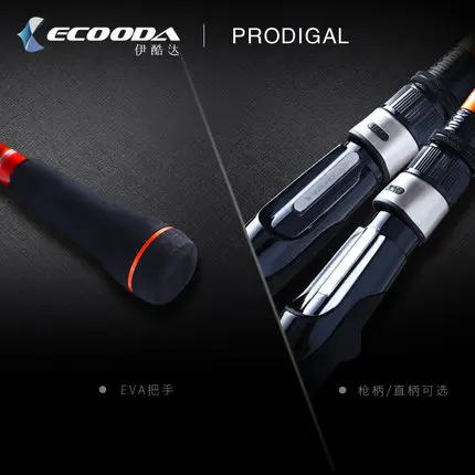 Бренд ECOODA EPB лодочное удилище 2,1/2,4 м литье/спиннинг полный Fuji части 80-100# удочка для соленой воды