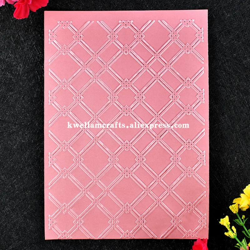 Aiettycaft Feathes Plastic Embossing Folde Fo Scapbook