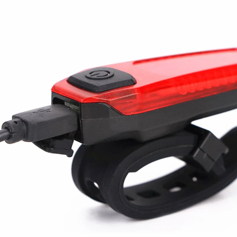 Sale FTW bicycle light mountain road bike Tail rear Light USB Rechargeable safety Block Warning Light Bicycle Accessories F1251YQ 3
