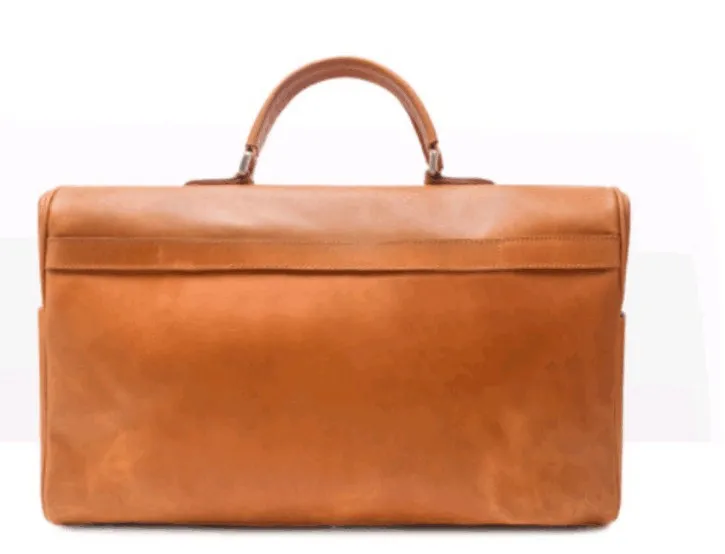 new in genuine leather cow skin large capacity men's travel duffle bag