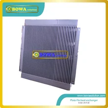 110KW high efficiency oil cooler for protecting screw compressor