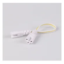 10 шт 3-контактный светодиодный разъем пробки 30 см T5 T8 светодиодный светильник освещения подключения двухконфорочная вафельница кабель провод