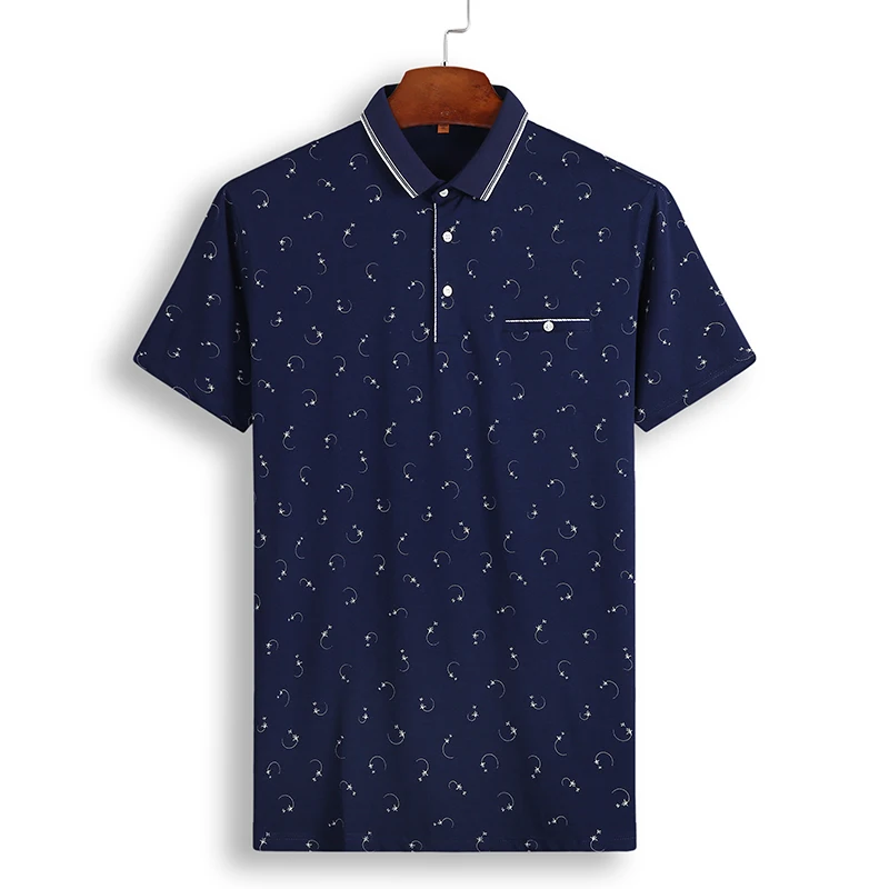 Размер 6XL 7XL 8XL Новая летняя рубашка-поло в деловом стиле мужские повседневные дышащие мужские поло с коротким рукавом Топ бренд Camisa Polo