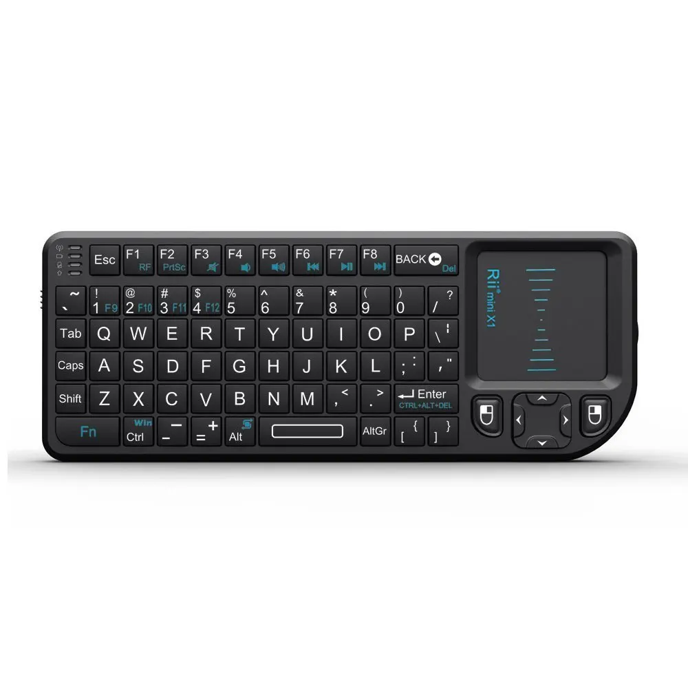 Беспроводная клавиатура Rii Mini Air Mouse портативная игровая с тачпадом 2 4 ГГц для