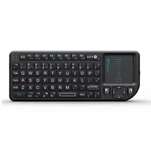 Rii Mini kablosuz klavye hava fare klavye 2.4G el Touchpad oyun klavyesi telefon için akıllı Tv kutusu Android akıllı telefonlar