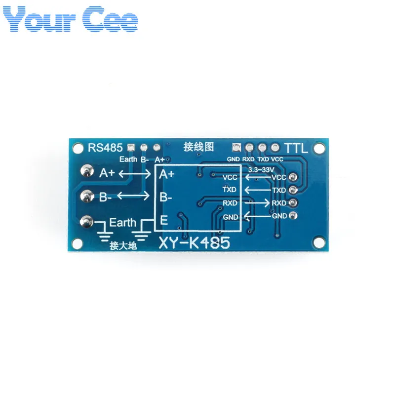 TTL to RS485 Converter Board Module RS485 Mutual Conversion TTL Signal Microcontroller Wide Voltage For Arduino 3.0V~30V  (6)