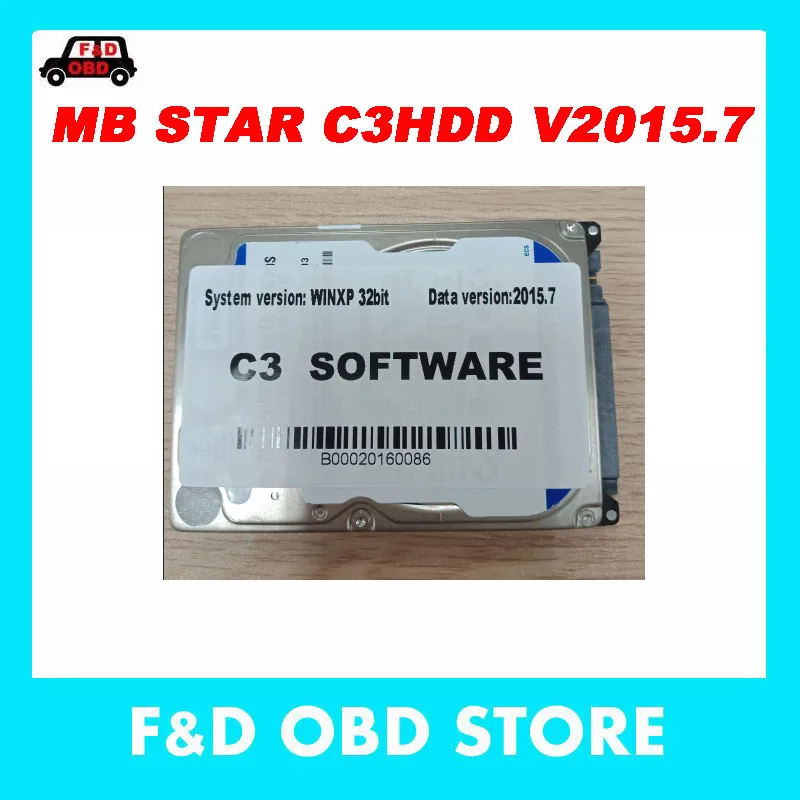 Для Mercede инструмент диагностики MB Star C3 с,07 версия программного обеспечения HDD в X200T ноутбук sd c3 мультиплексор автомобиля диагностическое устройство - Цвет: mb star c3 software