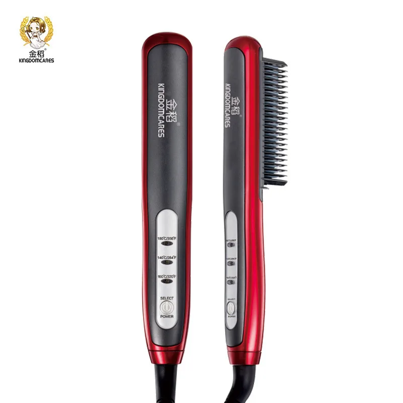 

Straight Hair Comb Without Hurting Hair Pull Straight Plate Dual-purpose Internal Button Hair Tools Professional Curling Iron