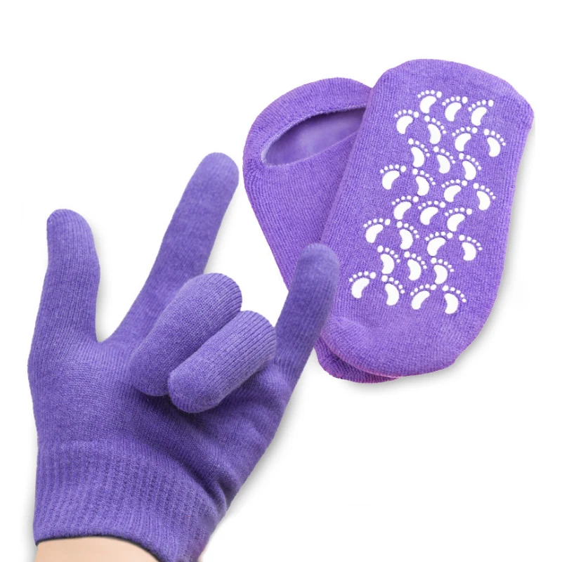 “ Suave de Silicone & Luvas Hidratante Branqueamento Esfoliantes