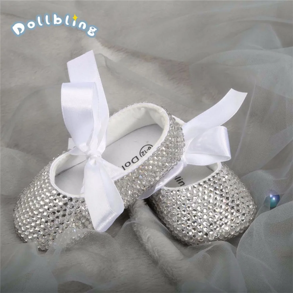 Kopen Baby Meisjes Babyschoenen Schoenen Wit Kant Satijn Zachte Bodem Baby Jongens Schoenen Prewalker Walking Baby Peuter Schoenen Kinderen Schoenen