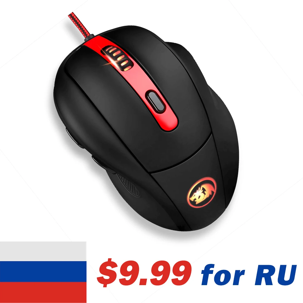 Big Sale Redragon M605 Smilodon Gaming Mouse 2000dpi 6 Buttons