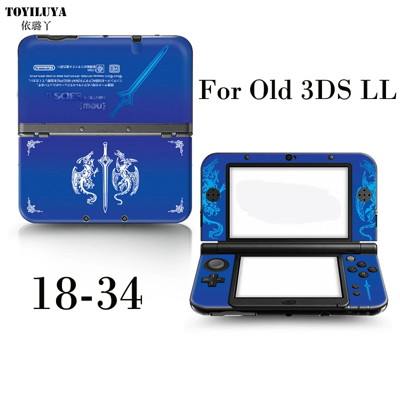 

Monster Hunter Protective Vinyl Skin Sticker For Fire Emblem Color Stickers For Old 3DS XL LL For 3DS XL LL Controller