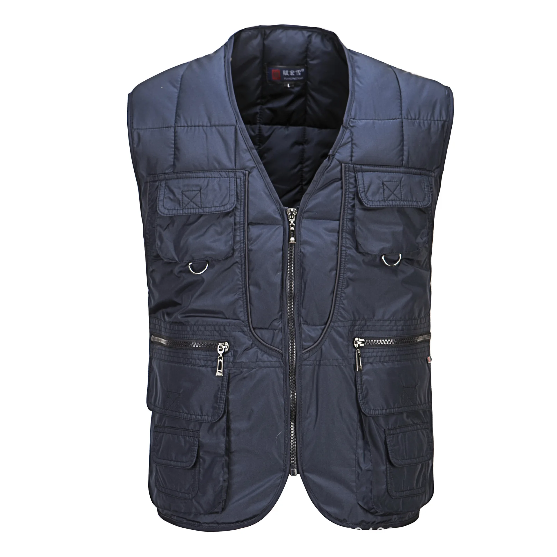 New arrival fashion Portable Short padded jacket Vest V neck Casual