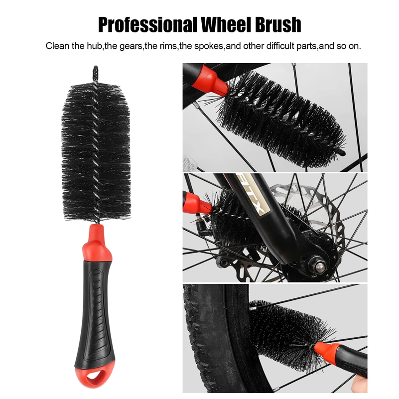 Bike Cleaning Kit Bicycle Chain Cleaner Scrubber Brushes, 60 OFF
