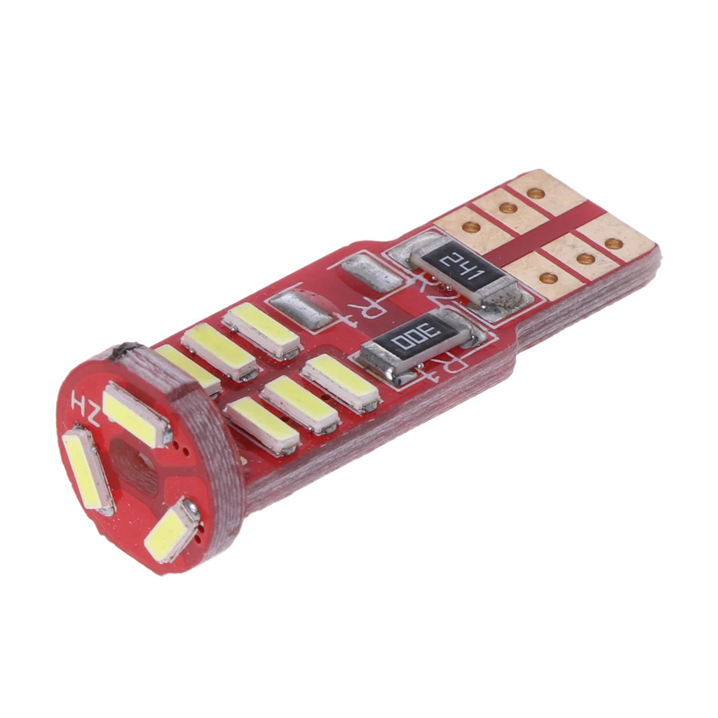 CAN-bus ошибок 15-SMD T10 W5W светодиодный 5W5 4014 маркер светильник лампы белого цвета |