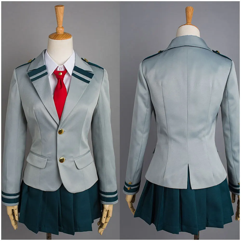 Boku no Hero academic костюм для косплея My Tsuyu школьная форменная куртка|school uniform coat|costume