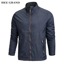HEE GRAND Heißer Verkauf männer Dünne Jacke Frühling Herbst Lässig Windschutz Stehkragen Mantel Windschutz Outwear MWJ1749