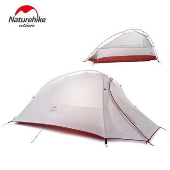 

NatureHike Outdoor Portable Single Man Camping Tent 1 Person Lightweight Waterproof Tents with Mat Camp Equipment Gear