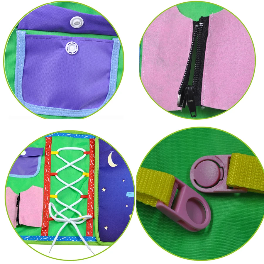 learn to zip button snap toys