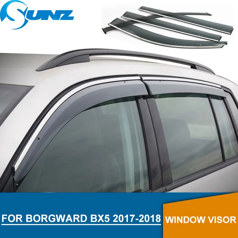 

Window Visor for BORGWARD BX5 2017-2018 Side window deflectors rain guards for BORGWARO BX5 2017 2018 SUNZ