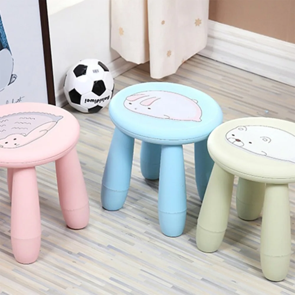 

Creative Cute Cartoon Stools Children Stool Portable Plastic Stool Chair Bench Detachable Stool for Home Outdoor Travel
