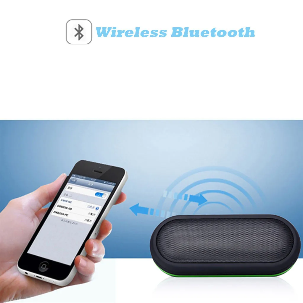 Беспроводная портативная Bluetooth колонка водонепроницаемая для занятий спортом на