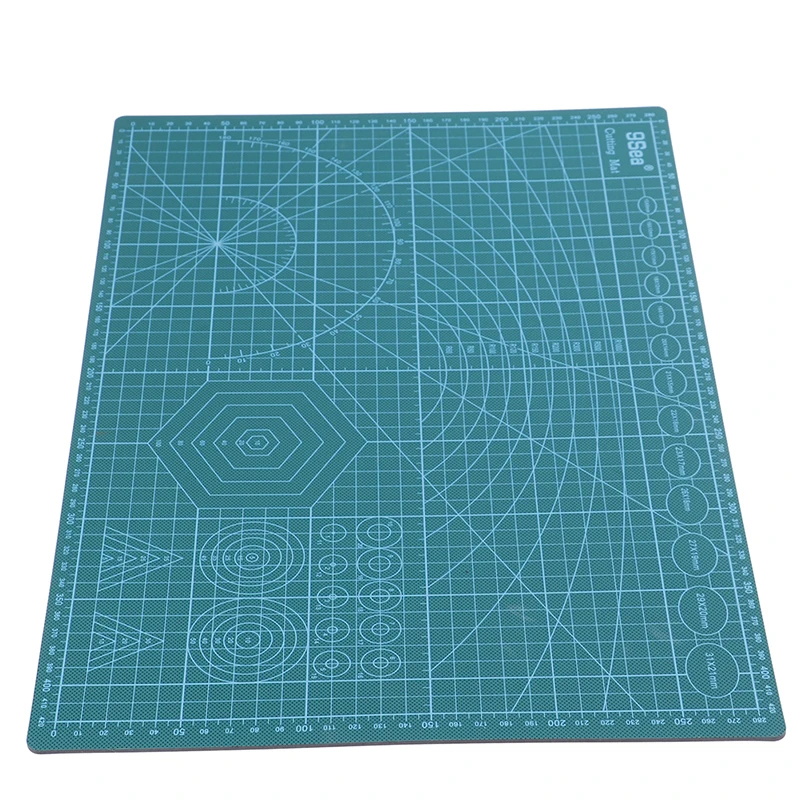 A3 ПВХ 45 см x 30 см, двусторонний бумагорез 5 слоев резки мат для квилтинга с линейкой подходит для Бумага карты ткань