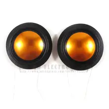 2шт 26 мм 25,9 мм с золотистым или титановым покрытием с шелковым рогом 4 Ом твитеры звуковая катушка