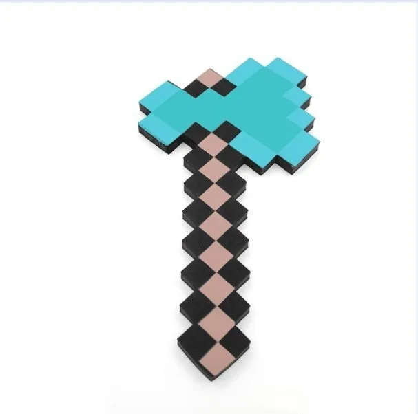 2016 23 40 Cm Nouveau Minecraft Figure Jouets Minecraft Hache Pelle Eva Modele Jouets Enfants De Jouets D Anniversaire Cadeaux Aliexpress