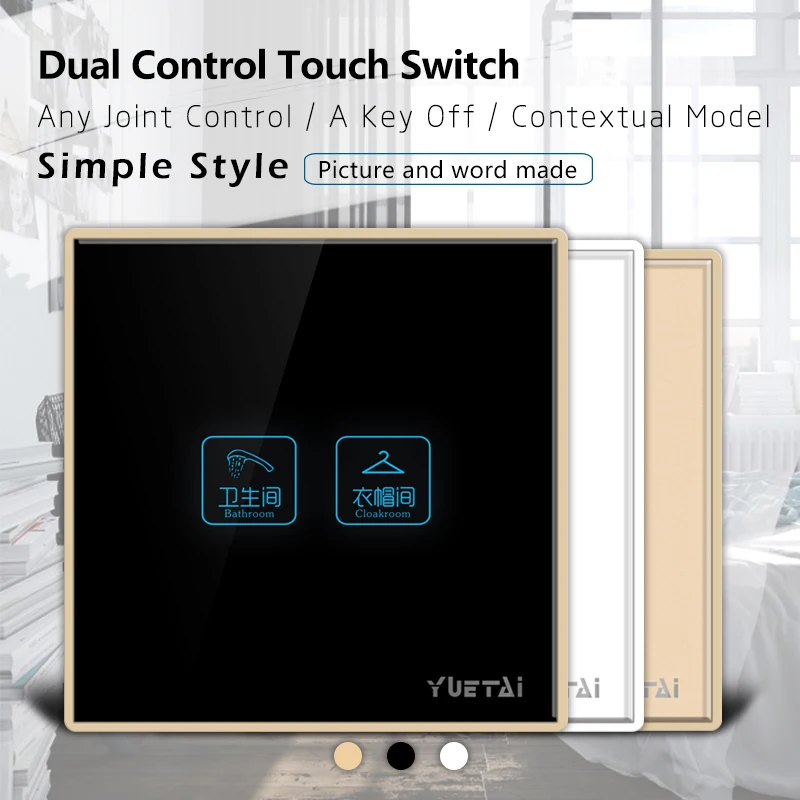 Новый американский Wi-Fi Broadlink TC2 1Gang + 2Gang 3Gang закаленное стекло сенсорный | Выключатели -32794330835