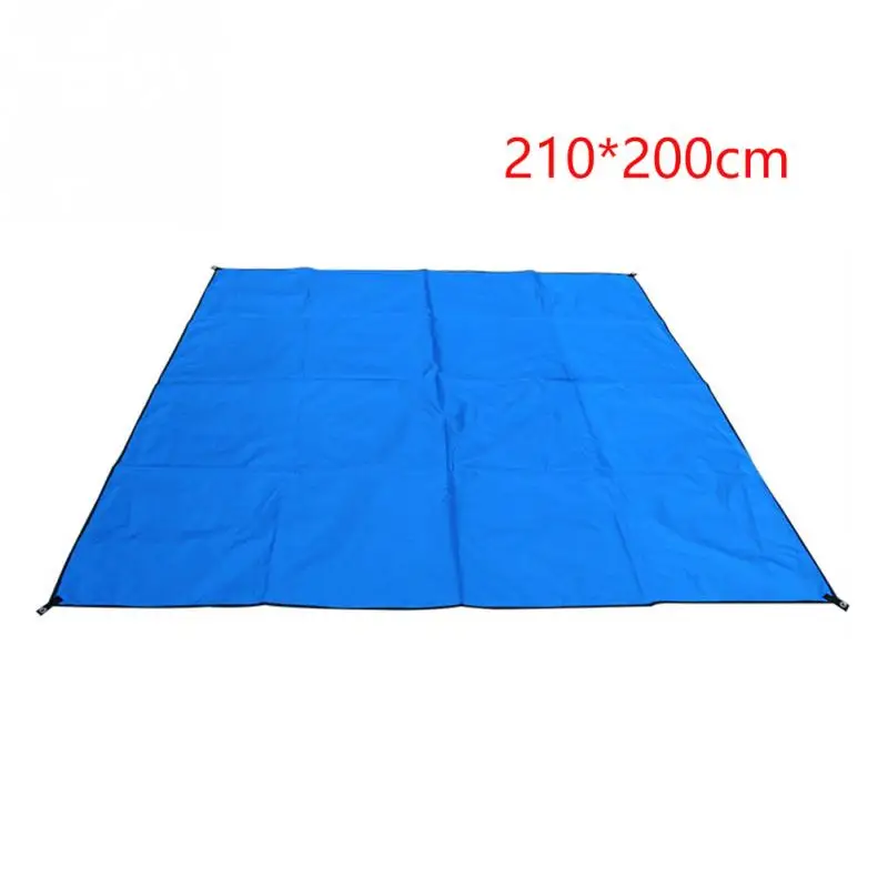 Брезент водонепроницаемый Для Пикника Сверхлегкий тент солнцезащитный навес пляжный коврик анти-УФ садовое одеяло Открытый Кемпинг Тент Навес зонт - Цвет: Blue