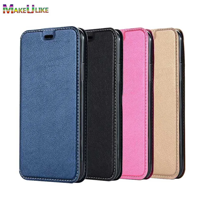 MAKEULIKE Simple Flip Case For Xiaomi Mi 6X A2 Cover PU Leather Magnetic Phone Bags Case For Xiaomi Mi A2 6X Hoesje