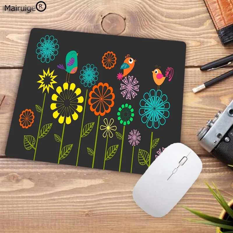 Mairuige, большая рекламная акция, цветущие цветы, водонепроницаемые коврики для мыши, компьютерная клавиатура, игровой коврик для мыши маленького размера, 180 мм X 220 мм x 2 мм