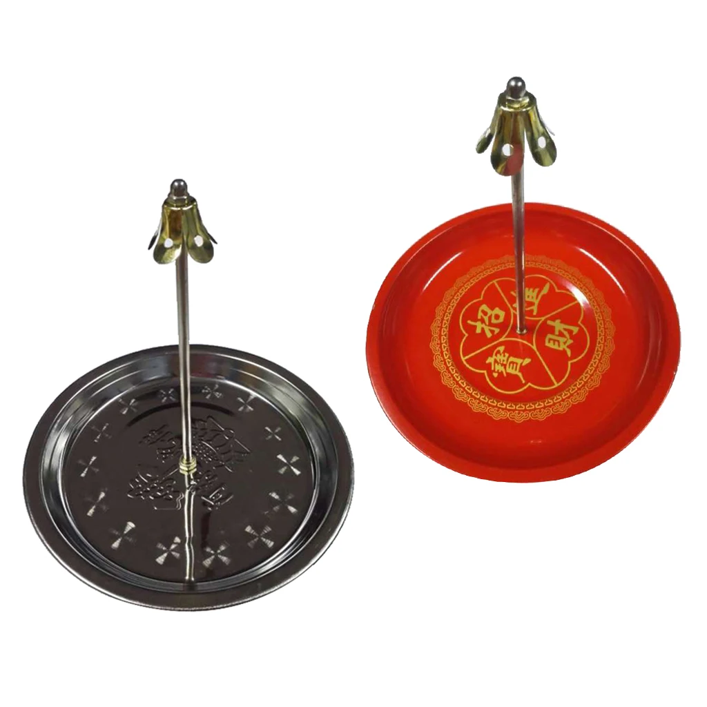 2 Sizes Included Adjustable Incense Holder Burner Plate For Sandal Spiral Coil Incense