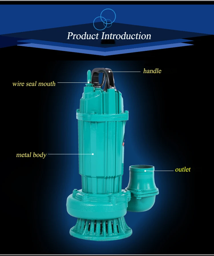 structure of Brushless dc submersible pump