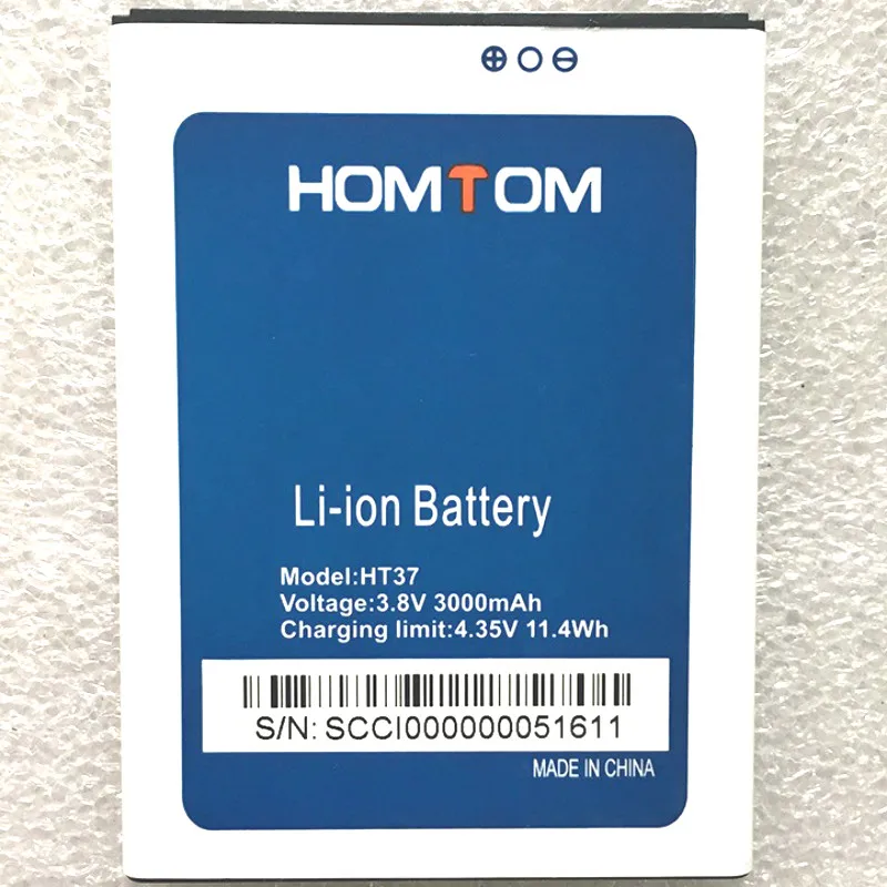 

3000mAh Battery For HOMTOM HT37/HT37 Pro/HT37Pro Batteries + track code