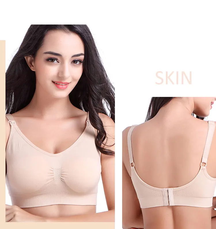 6 Colors Maternity Nursing Cotton Bra for Breastfeeding Underwear Wirefree Nursing Breast Emzirme Sutyeni Brassiere Brand Top (8)